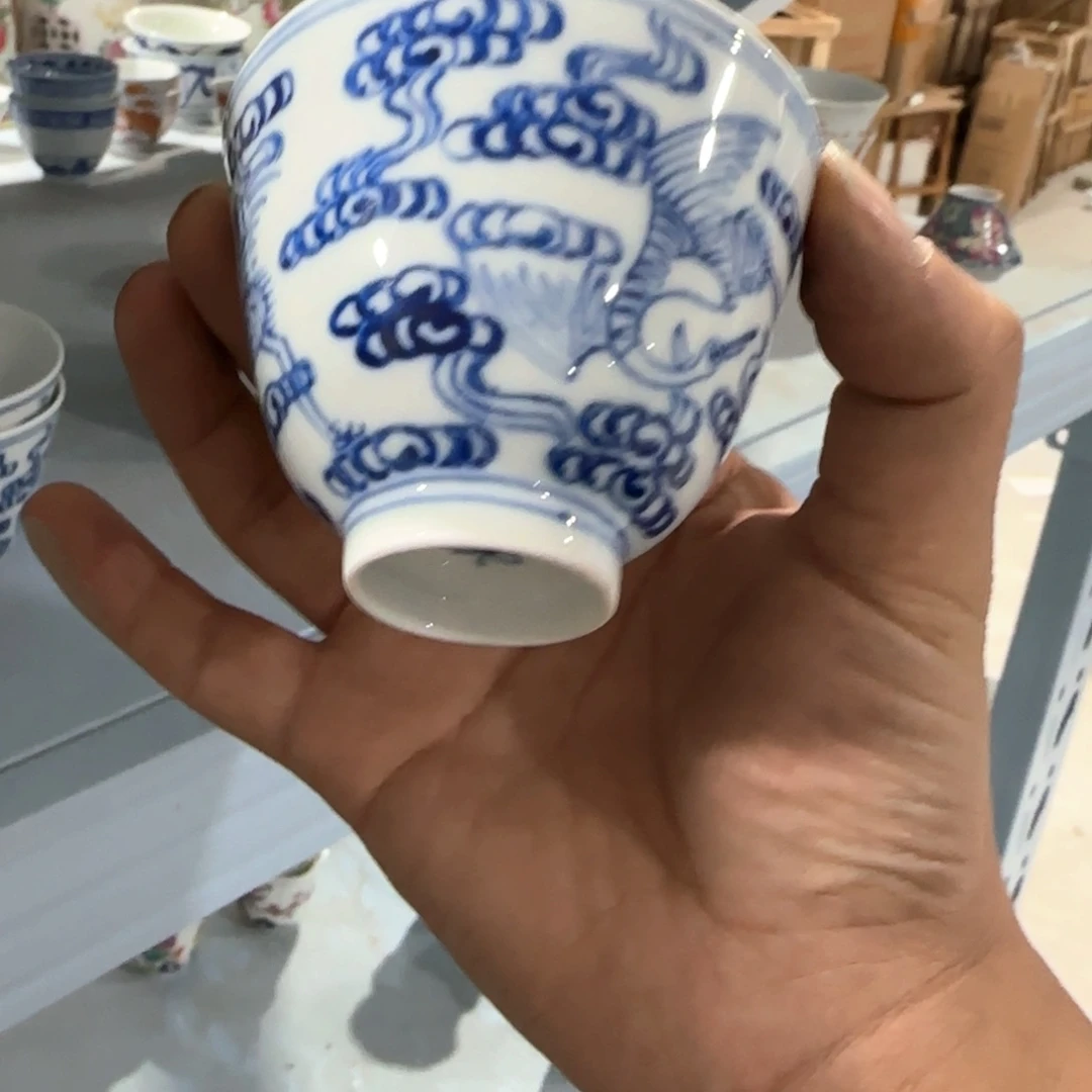 瓷片摆件手绘瓷器全部处理