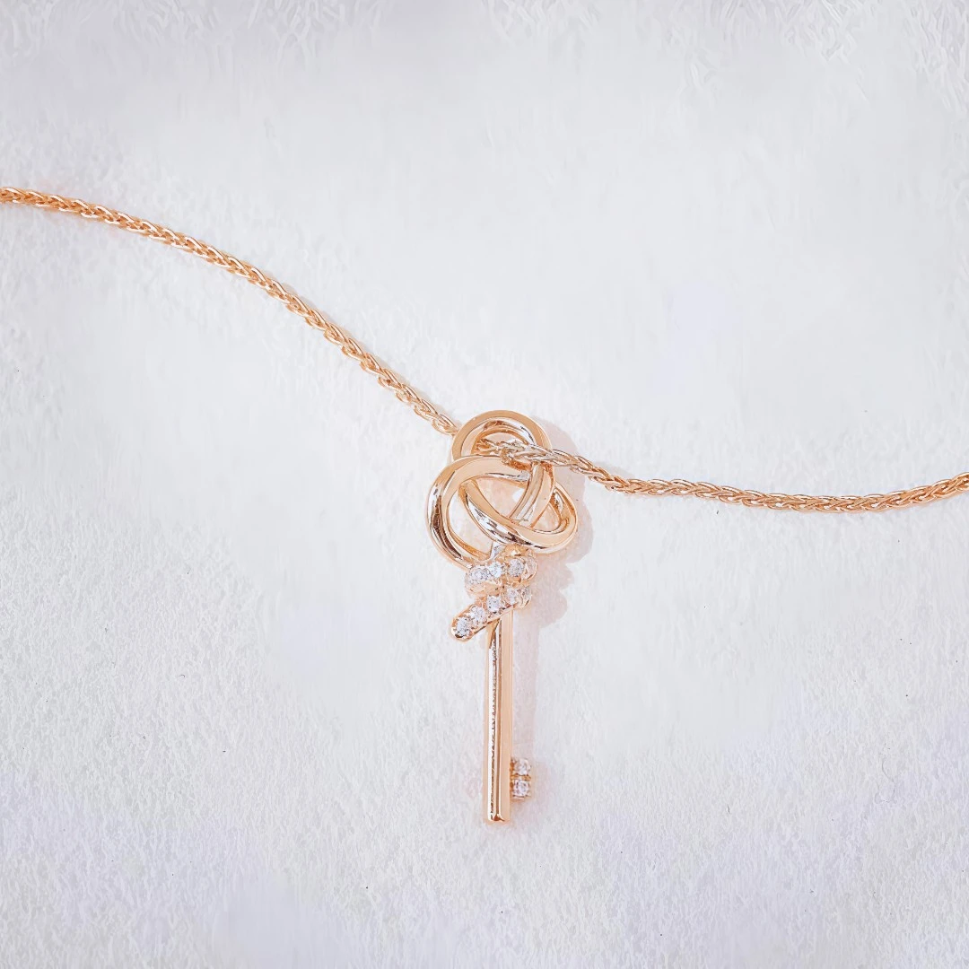 钥匙项链设计轻奢气质 8264