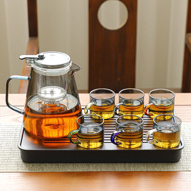 飘逸杯泡茶壶家用茶具茶水分离过滤冲泡茶器玻璃耐高温茶壶泡茶杯