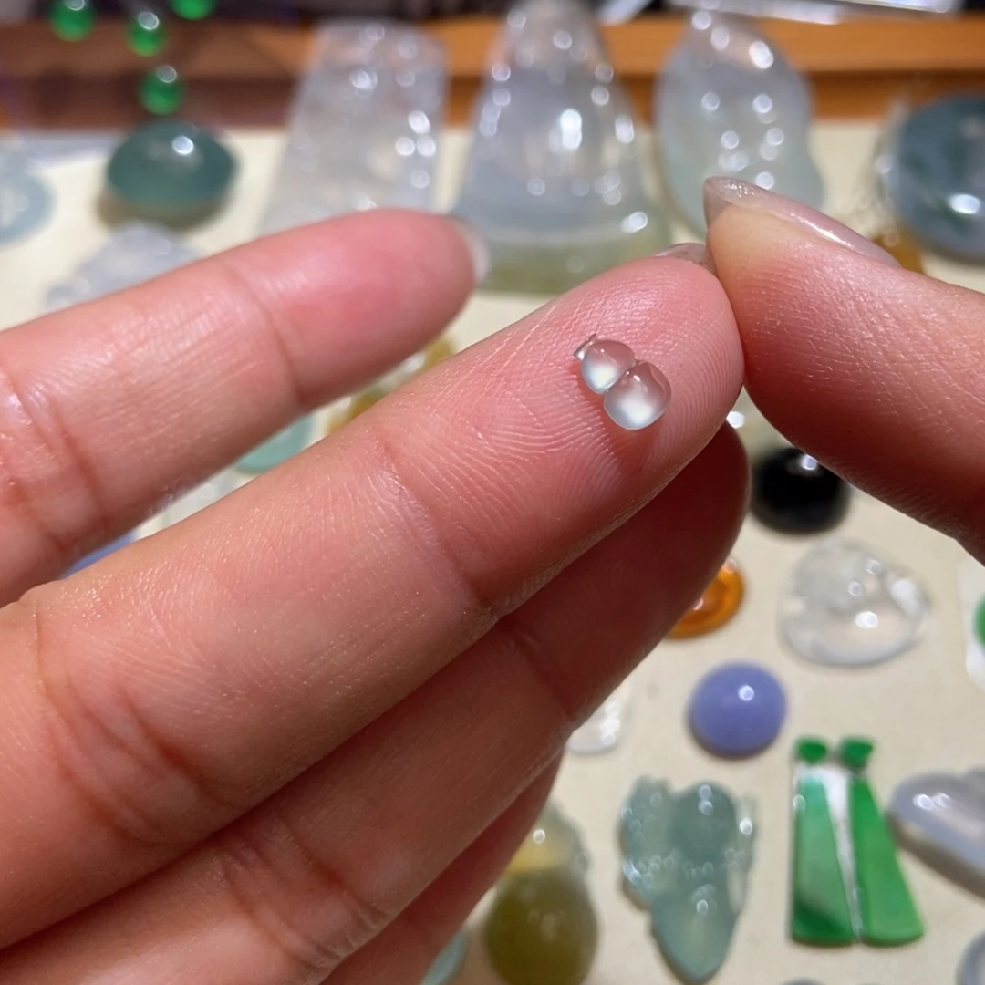 未镶嵌定制翡翠翡翠6.5/4.5/1.8