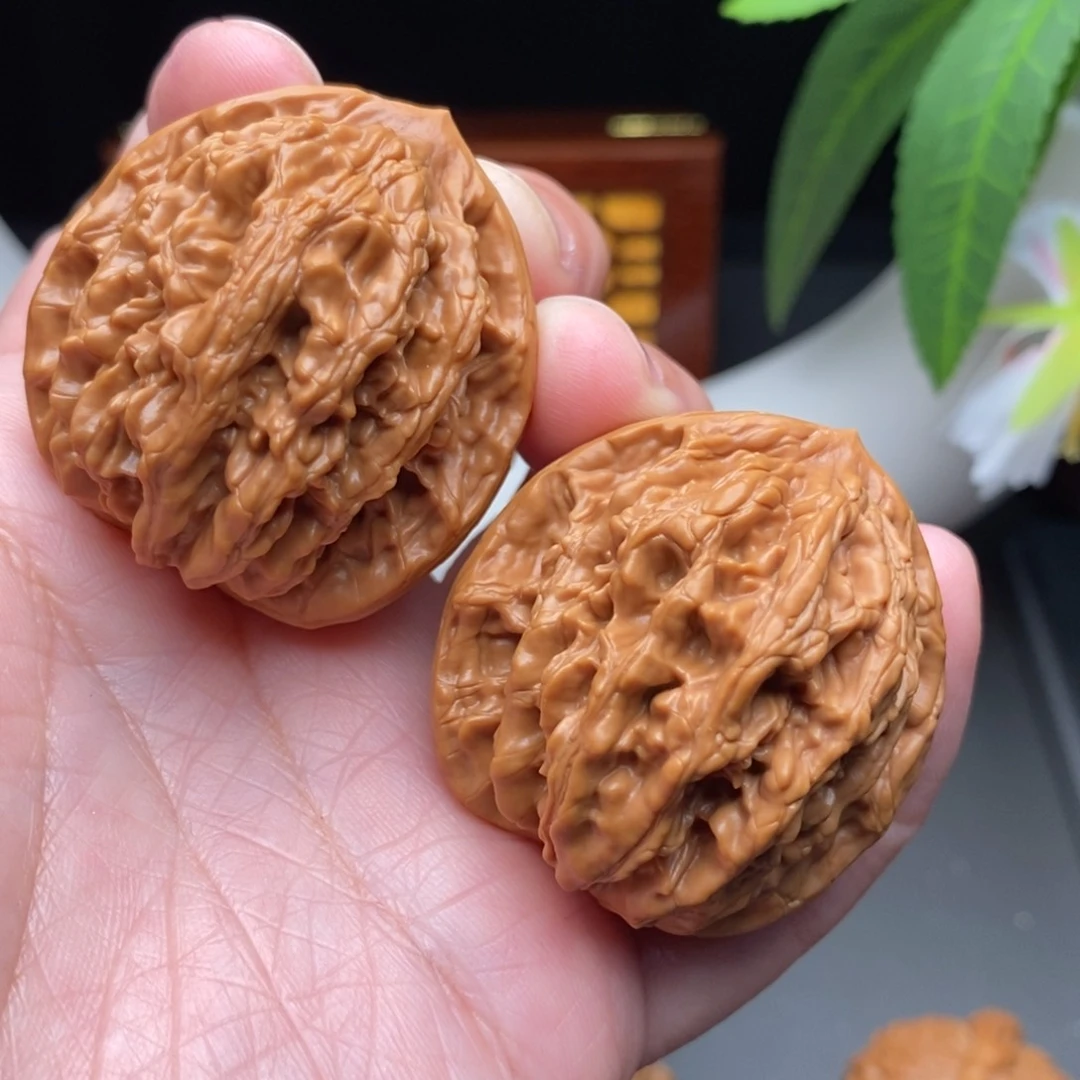 文玩核桃把件&*忧虎头41