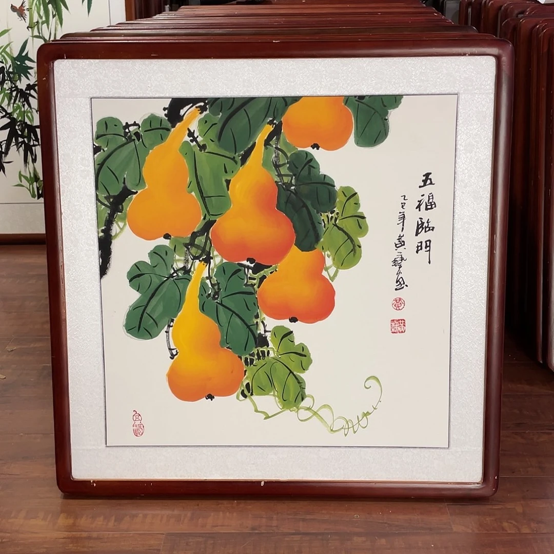 国画带框尺寸63*63厘米