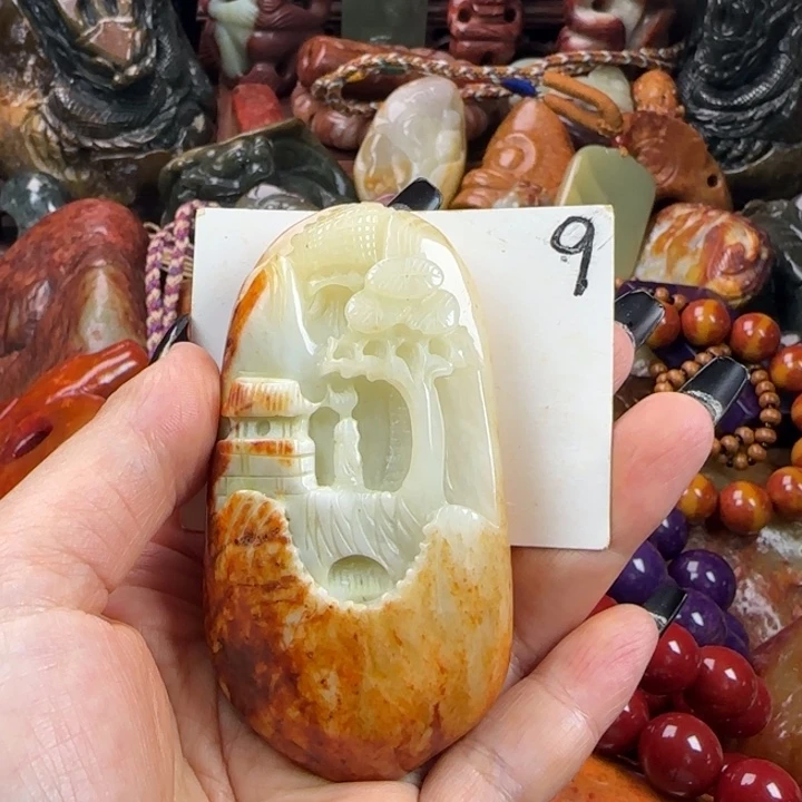 透闪石质玉未镶嵌珠宝奇石