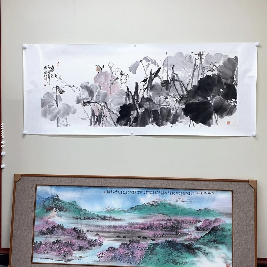 国画廖忠柳小六尺精品佳作