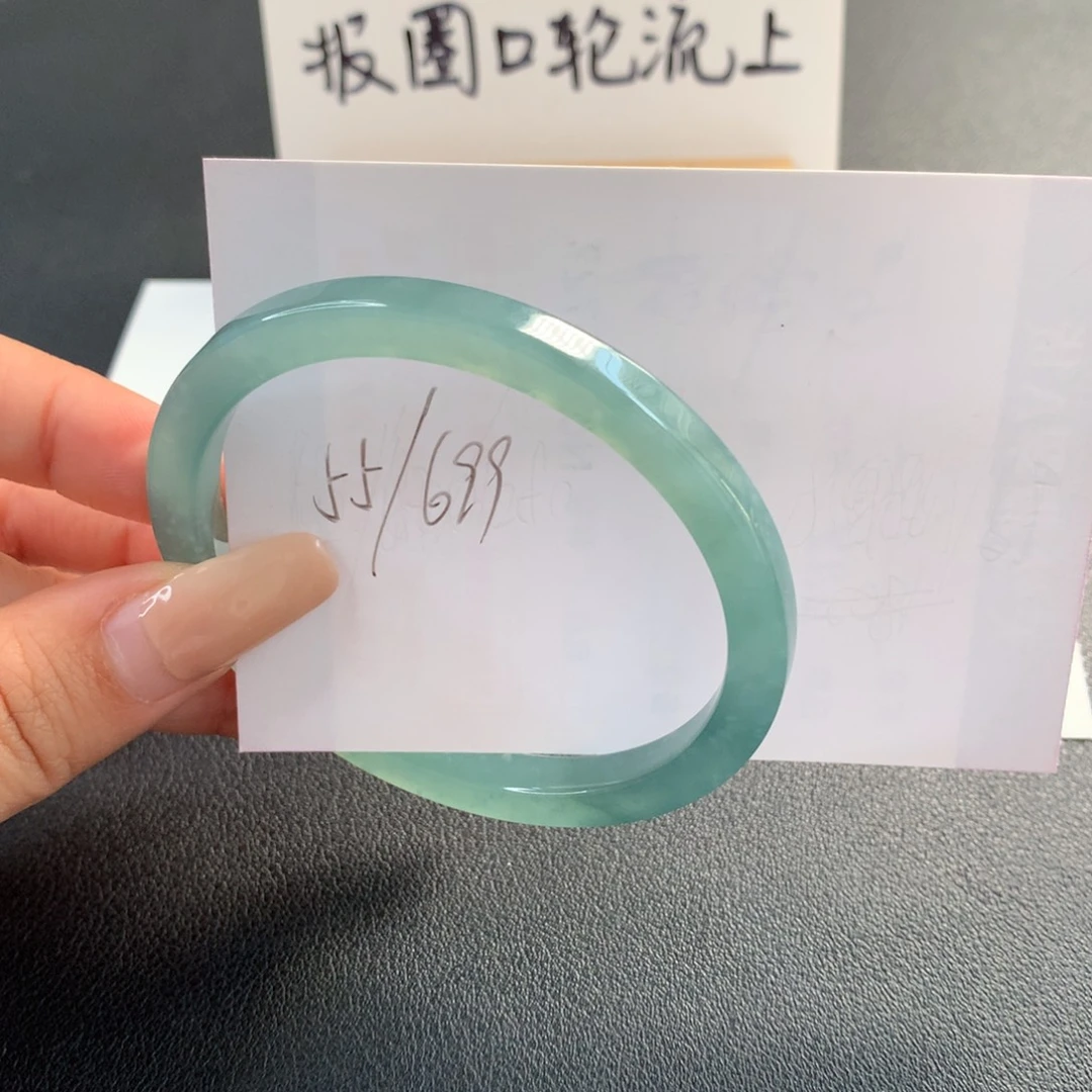 翡翠未镶嵌手镯天然翡翠