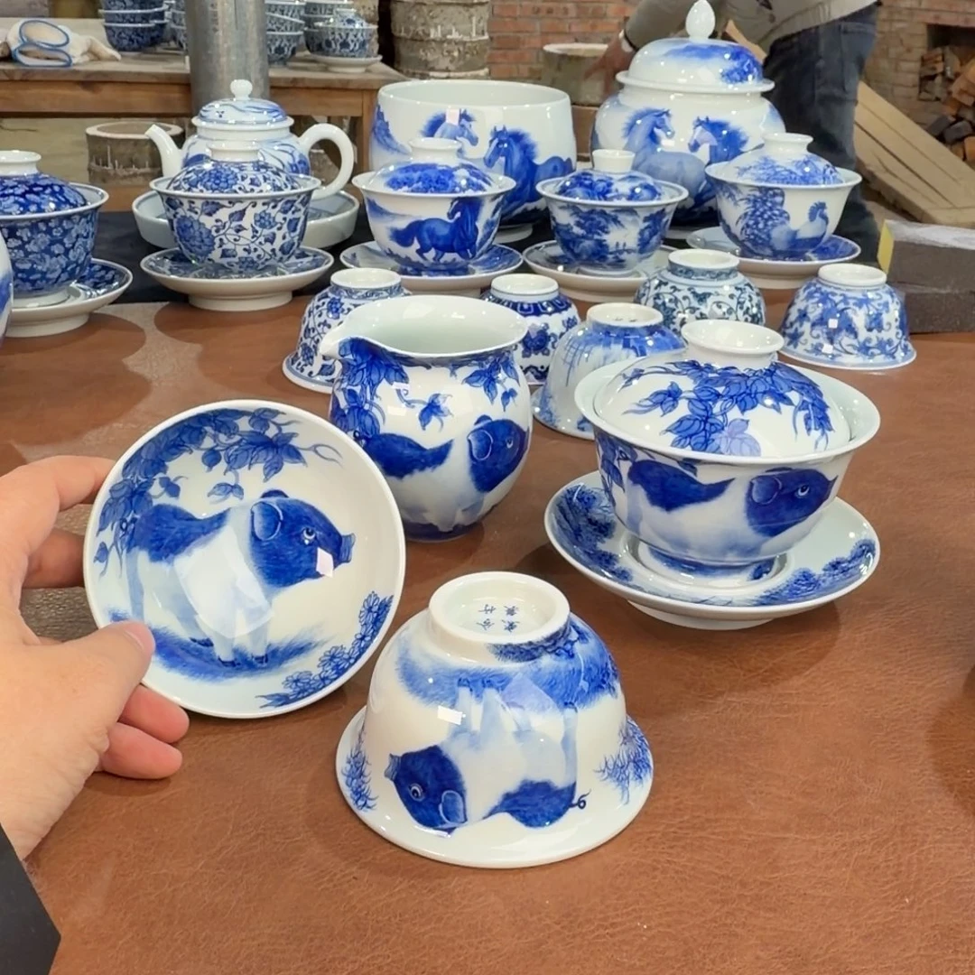 景德镇陶瓷手工手绘