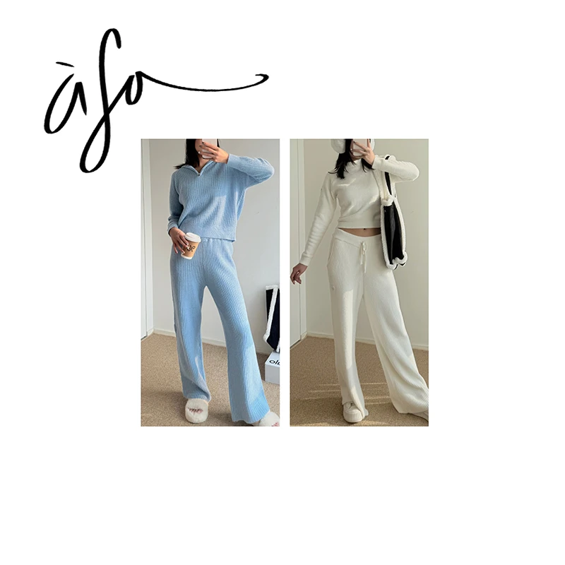 ASA-【三色华夫格健身套装】