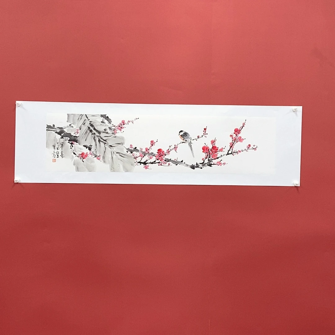 国画王亚立四尺对开140*35精品佳作