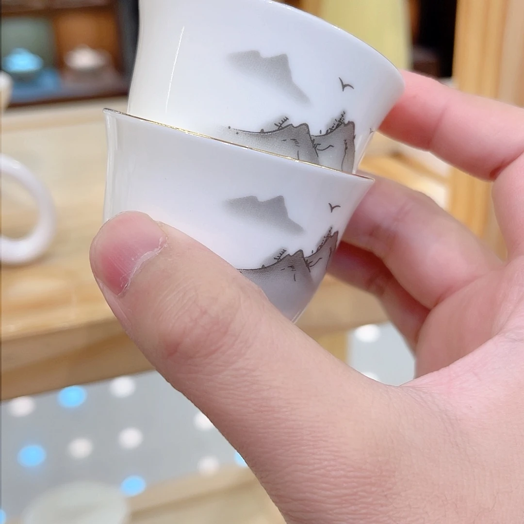 杯羊脂玉瓷羊脂玉瓷