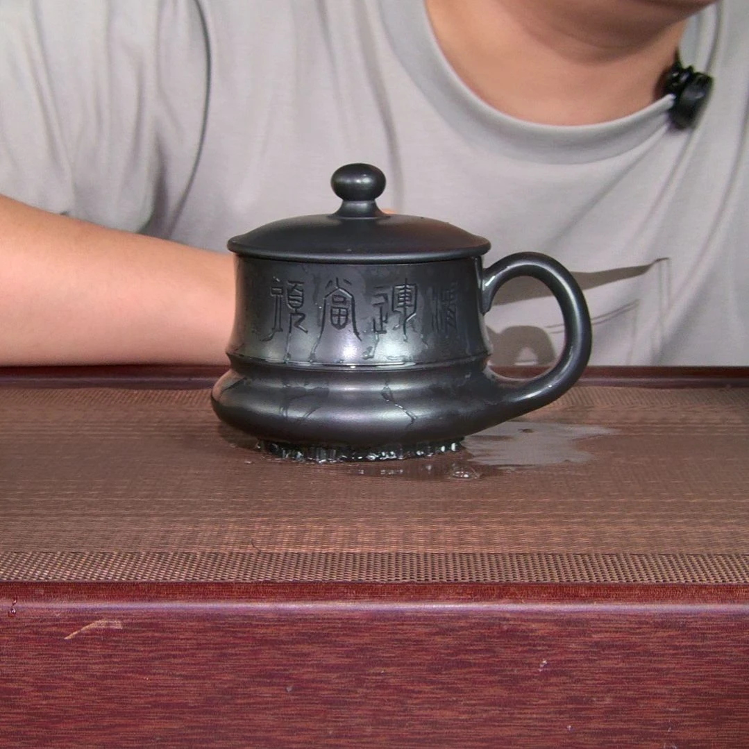 茶杯紫砂高货放漏