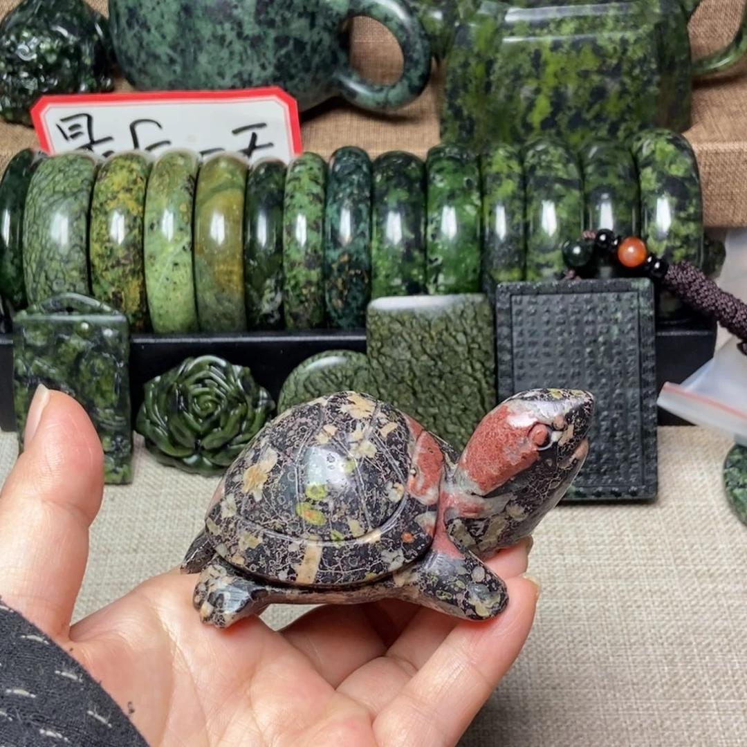 蛇纹石玉手链未镶嵌