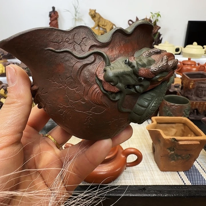 紫砂茶壶悦*龙腾四海