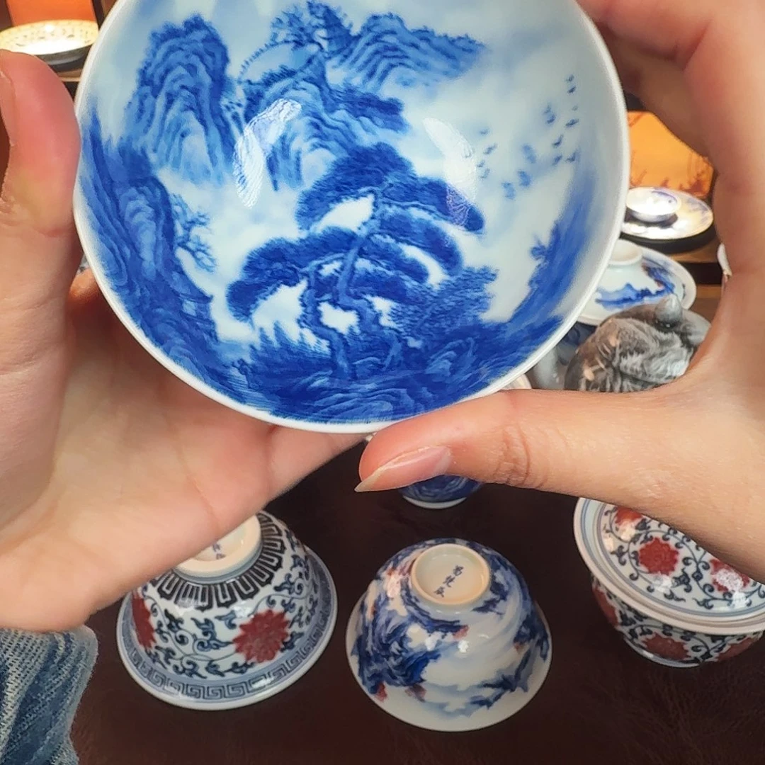 景德镇陶瓷手绘作品