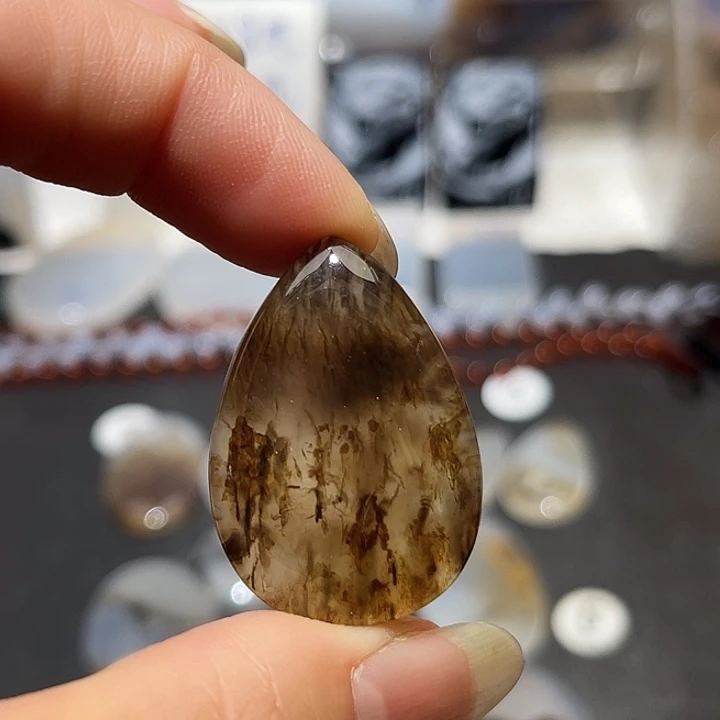 玛瑙/玉髓未镶嵌吊坠(不含链)