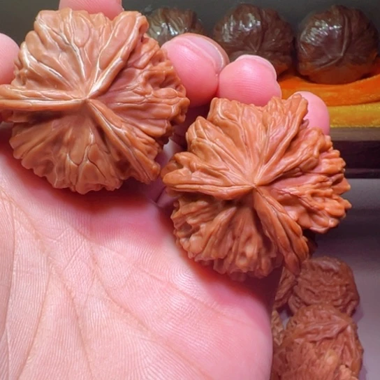 把件文玩核桃顶级球奔四座楼全品42边33高