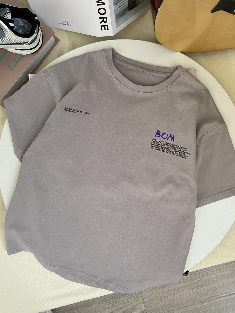 502403男童T恤2025新款夏季短袖圆领洋气上衣中大童休闲韩版半袖