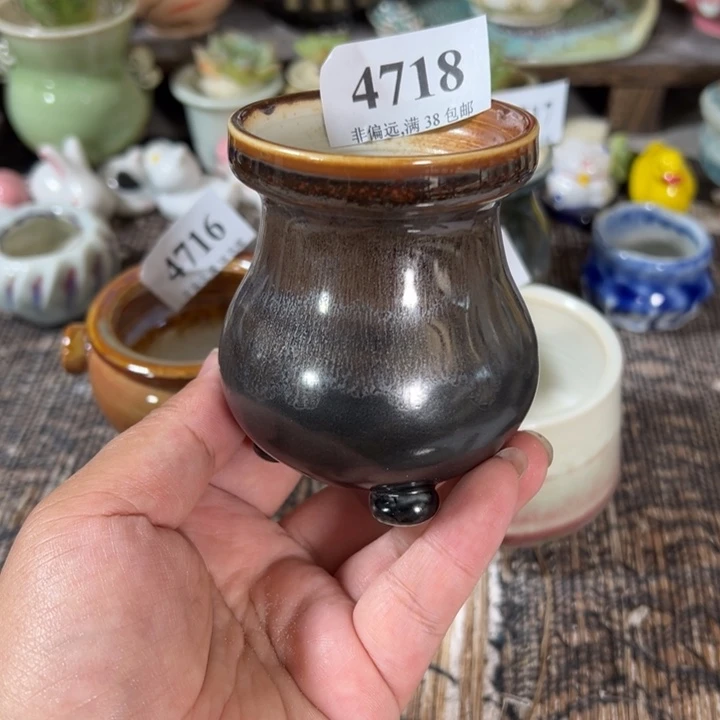 口5 手工花盆满30包邮