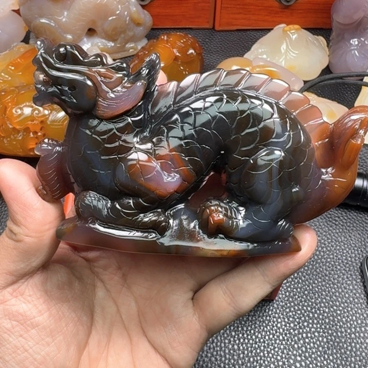 玛瑙/玉髓吊坠未镶嵌超****校