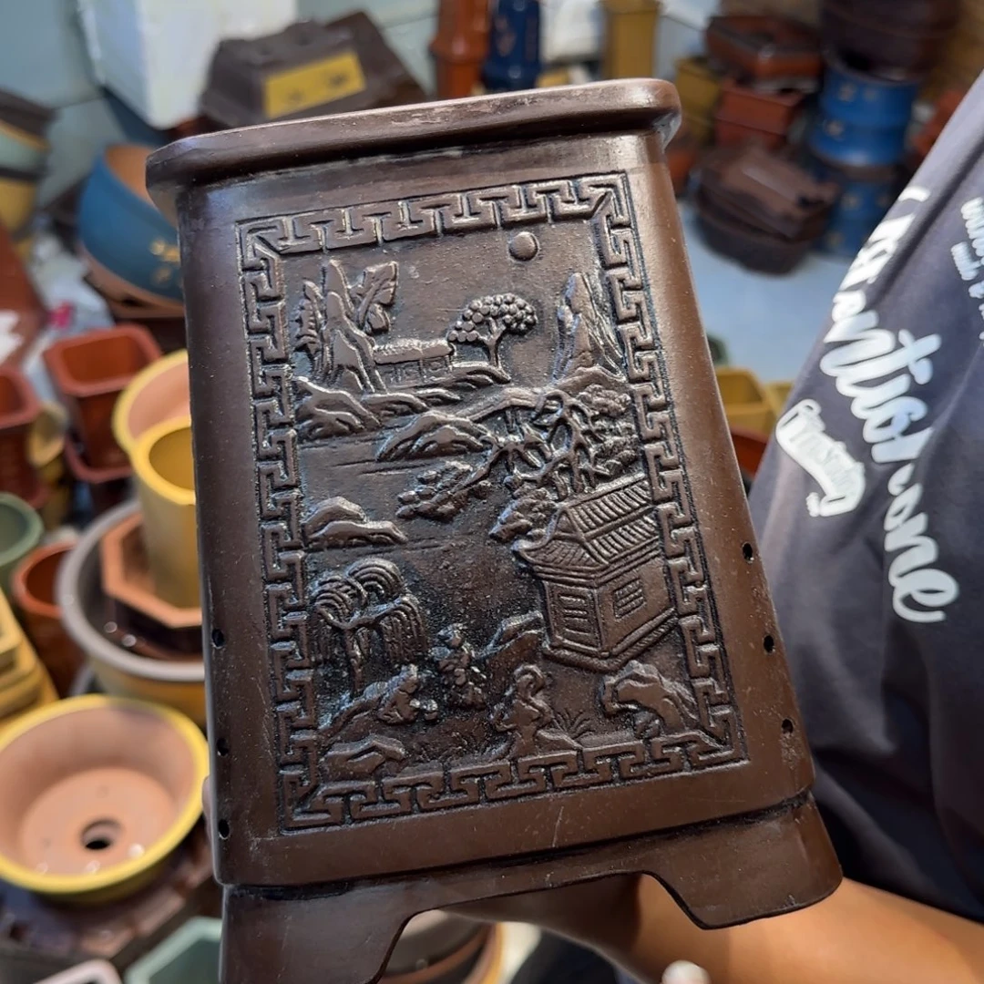 紫砂花盆口径15.20口径