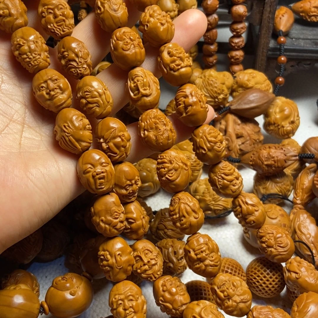 【闪购商品】橄榄核手串/手链愿*橄榄双面108罗汉