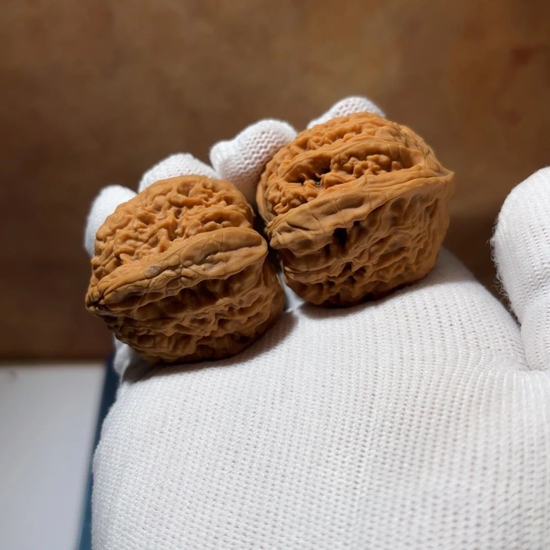 吊坠文玩核桃18号链接40溜肩团子蟒皮纹路妖刀