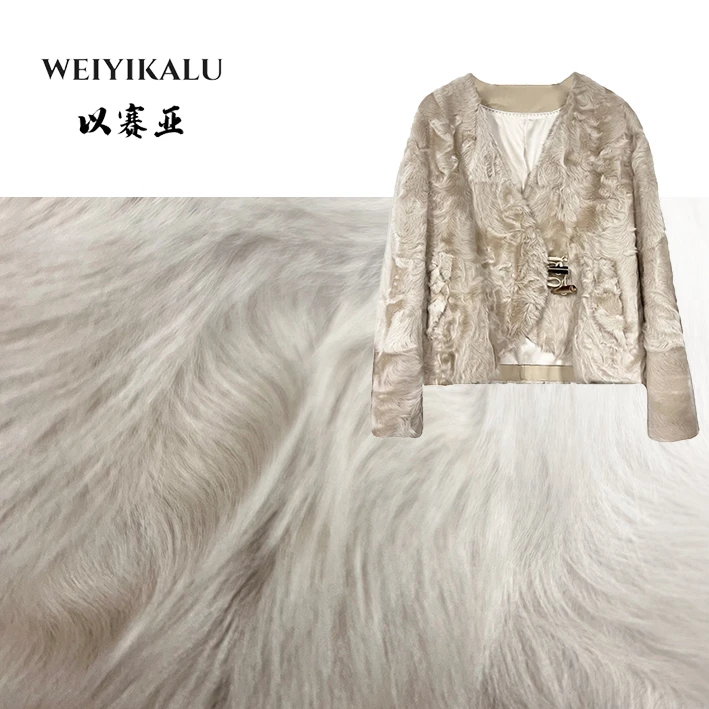 以赛亚 记忆切片 25年WYKL皮草小香风小湖羊皮毛一体外套女9801