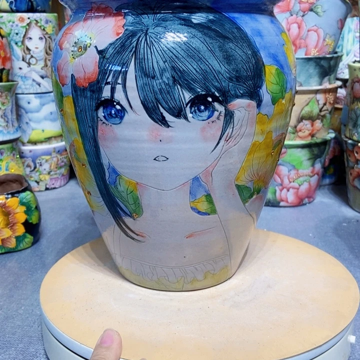 景德镇艺术手绘作品