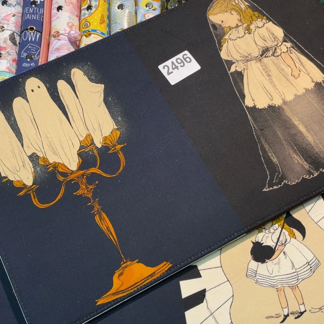 织绣B5 活页送纸打孔2496