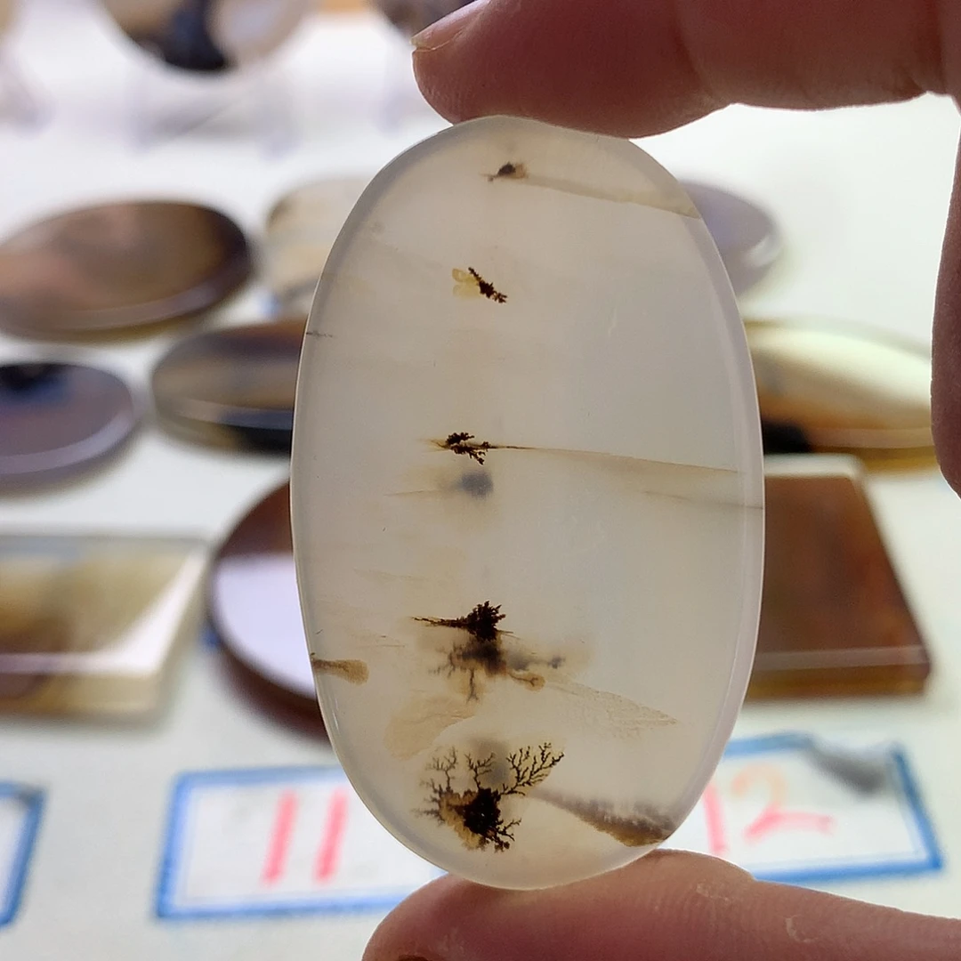 未镶嵌玛瑙/玉髓珠宝半成品