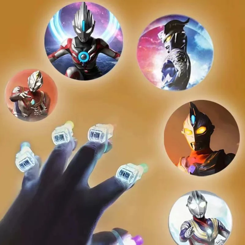 新疆包邮乌市直发led投影手指灯发光戒指儿童趣味投影玩具居家