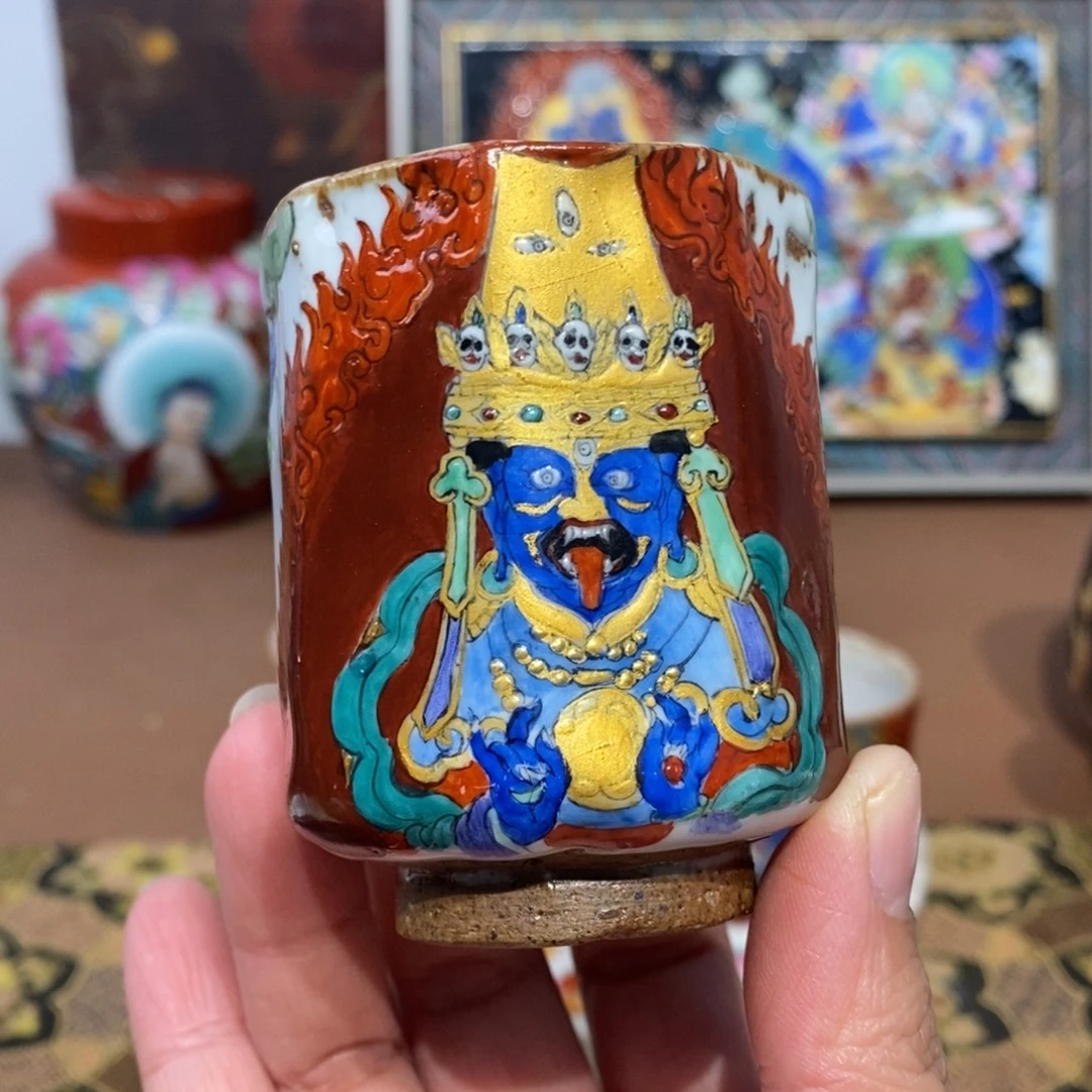 手工手绘扎吉拉姆茶杯