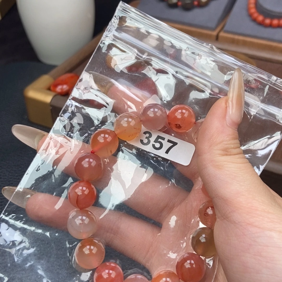 南红玛瑙未镶嵌手链