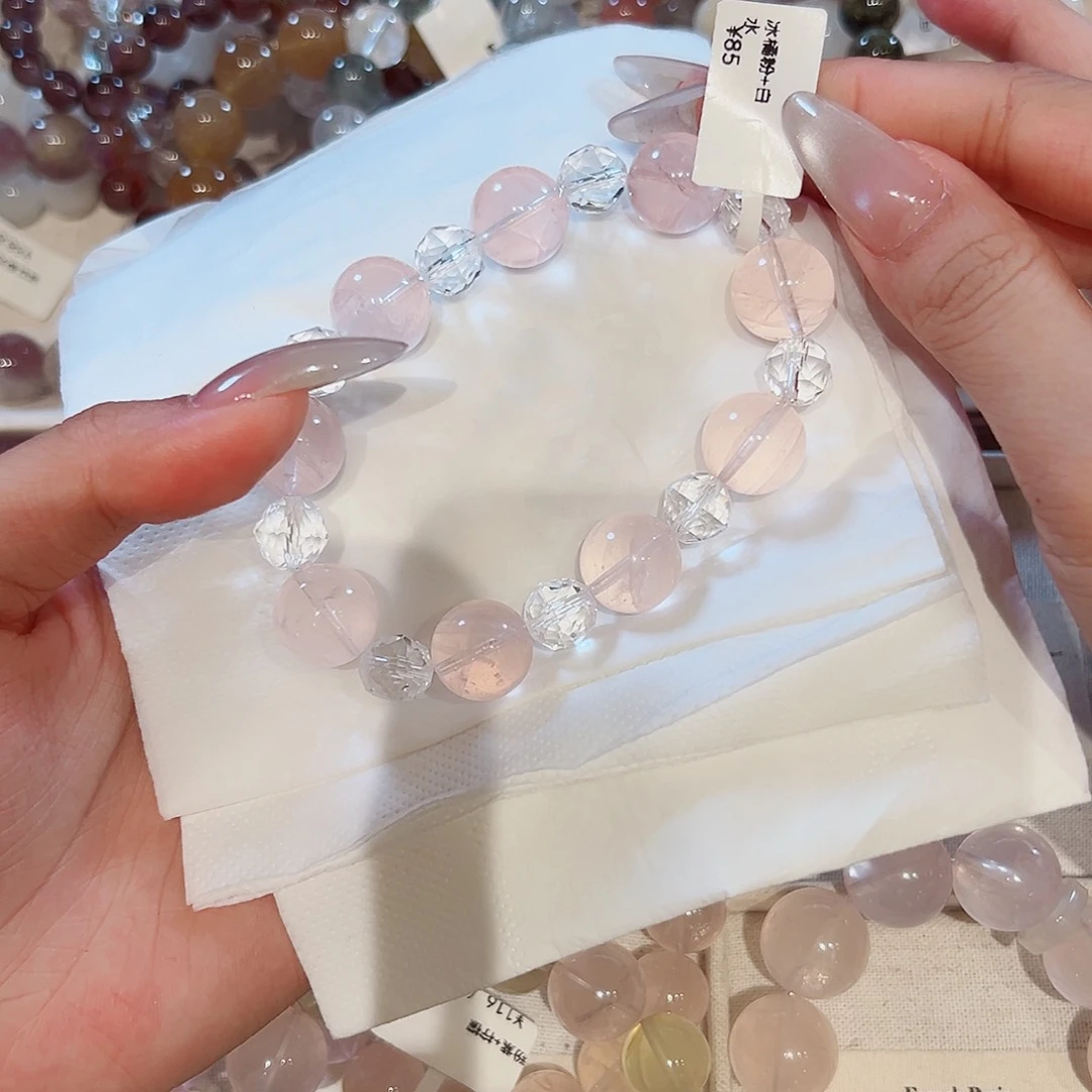 琦***抖水晶手链未镶嵌48小时鉴赏