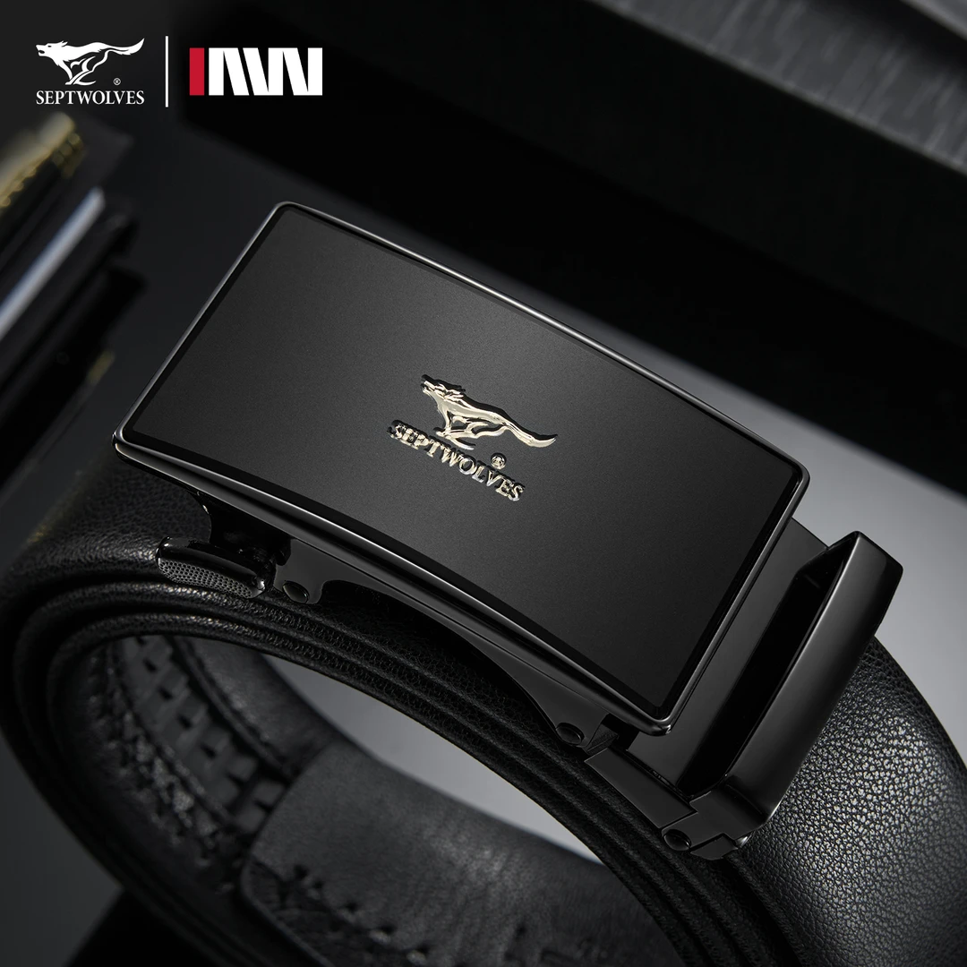 七匹狼皮带男款真牛皮腰带百搭裤腰带高档礼盒实用礼物送老公男友