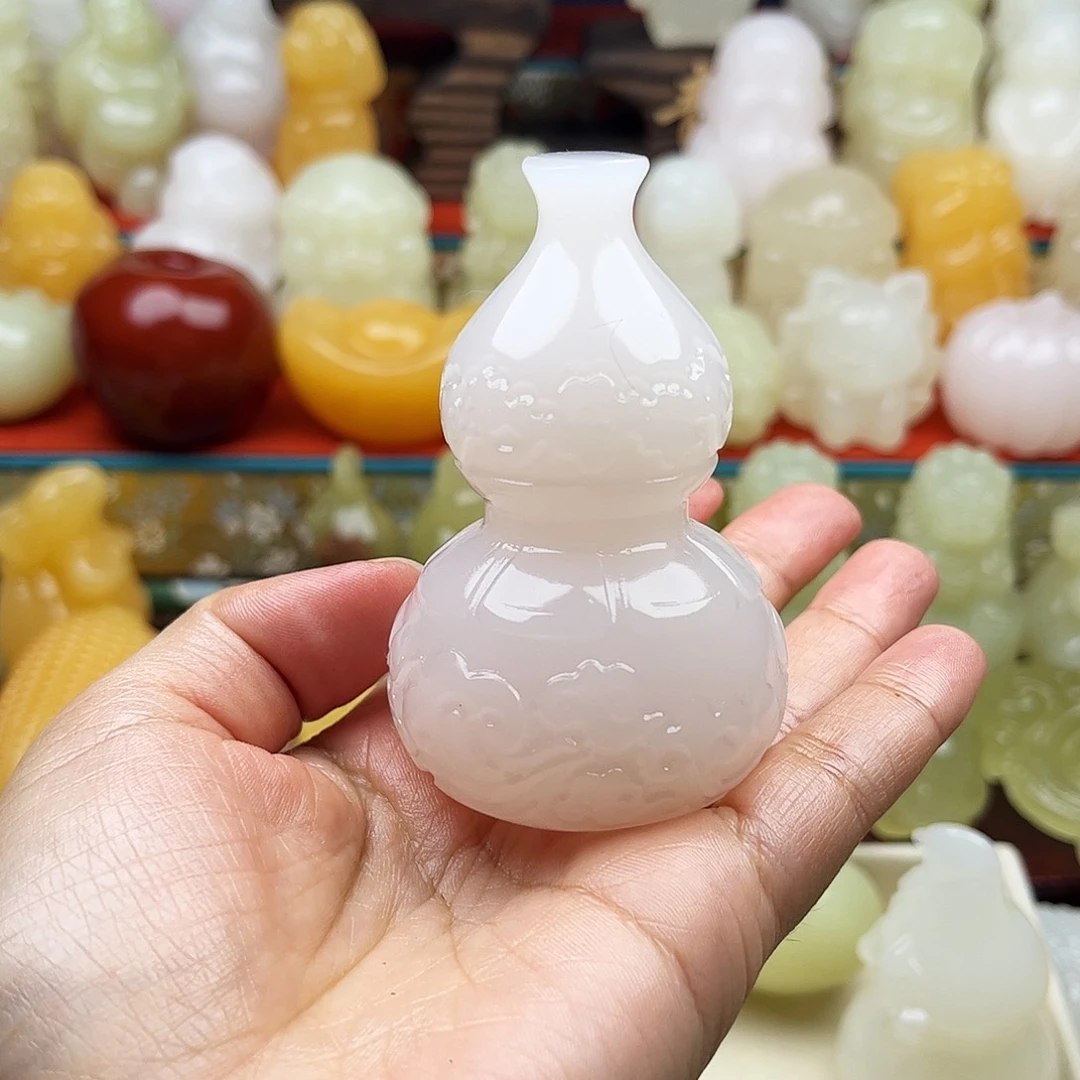 ᥫ***⁴石材葫芦手吧摆件