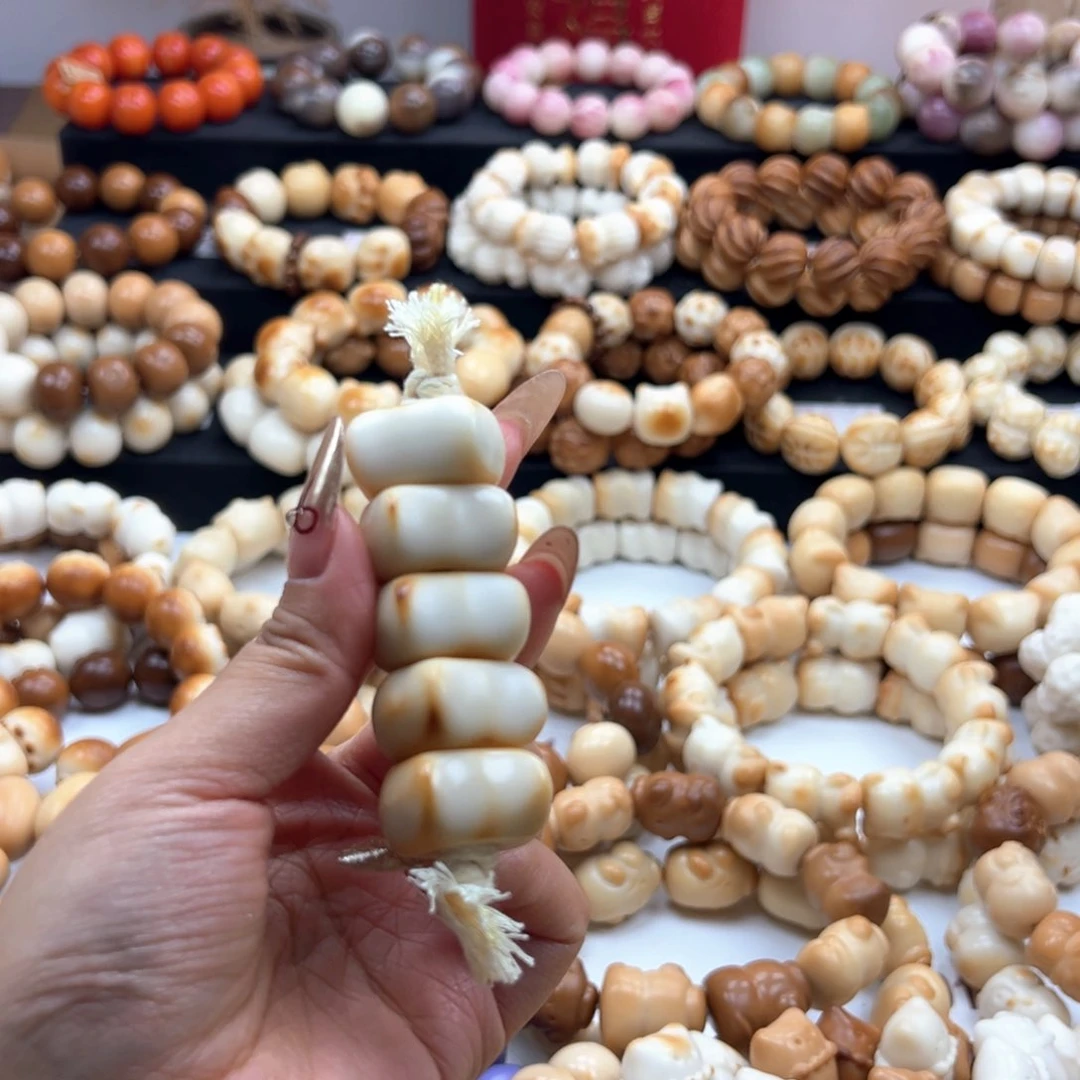 吊坠白玉菩提白烤色猫猫头25