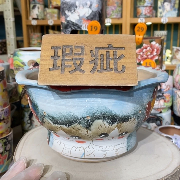 红陶景德镇艺术手绘作品