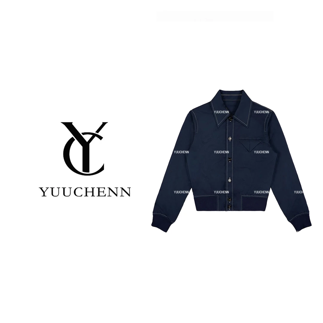 YUUCHENN复古港风短外套女时尚秋冬百搭长袖CC2A0172