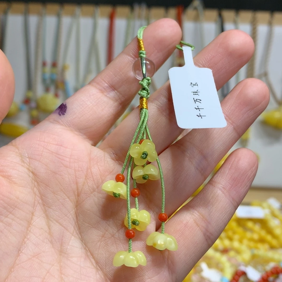 蜜蜡未镶嵌裸石桂花