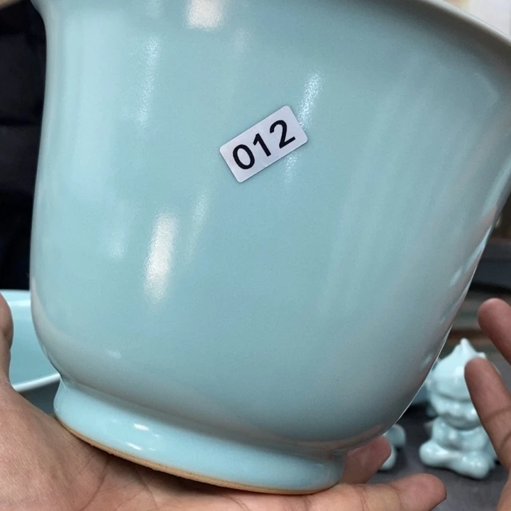 摆件马*抱朴汝瓷仿古微瑕