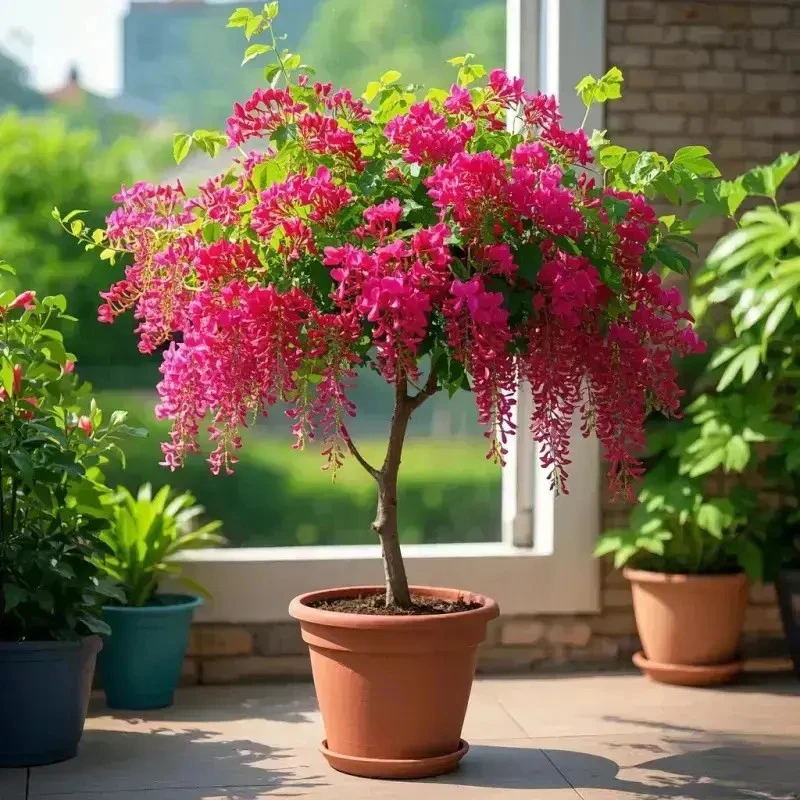 紫藤花盆栽树苗花卉盆景阳台庭院绿植物浓香花卉耐寒耐热四季开花
