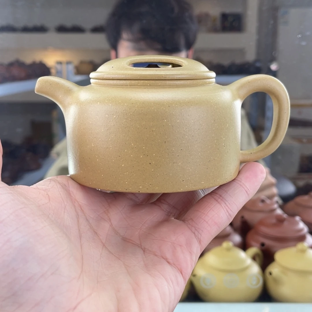 茶壶紫砂220cc绿泥茶壶