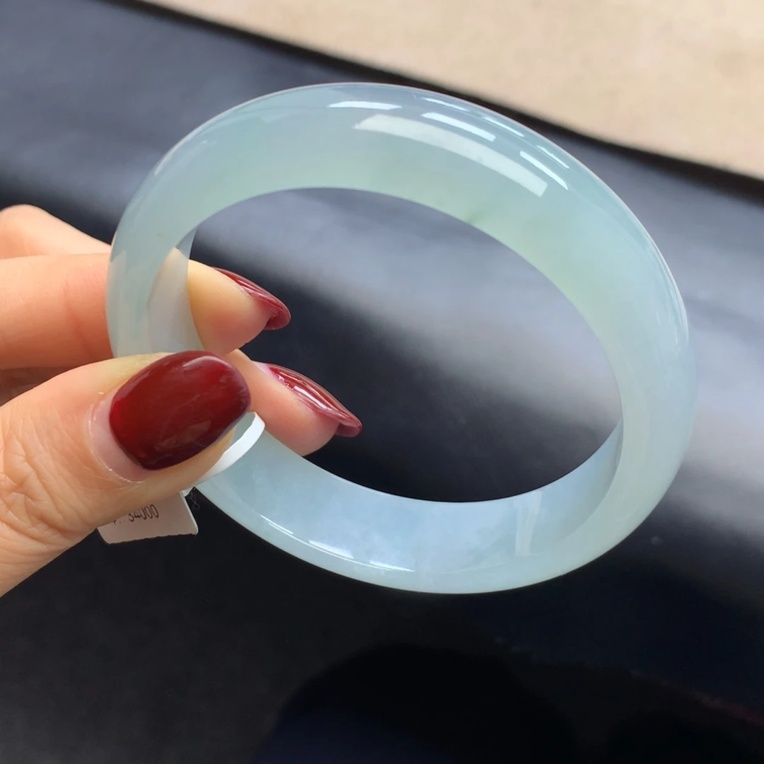 翡翠未镶嵌手镯纯