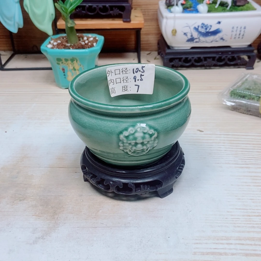 瓷片陶瓷花盆陶瓷艺术