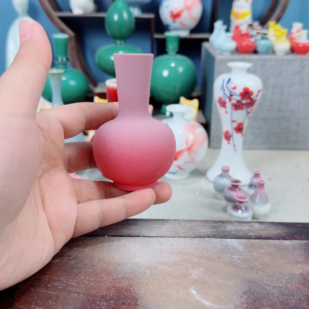 陶瓷手工小花器摆件