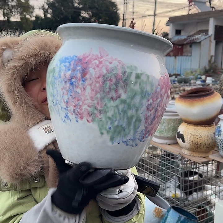 王嫂花盆1227-308高26口25