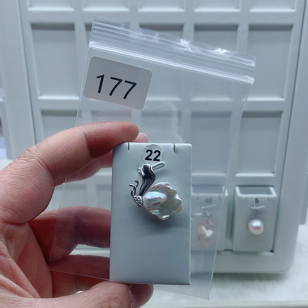 吊坠(不含链)淡水珍珠合金