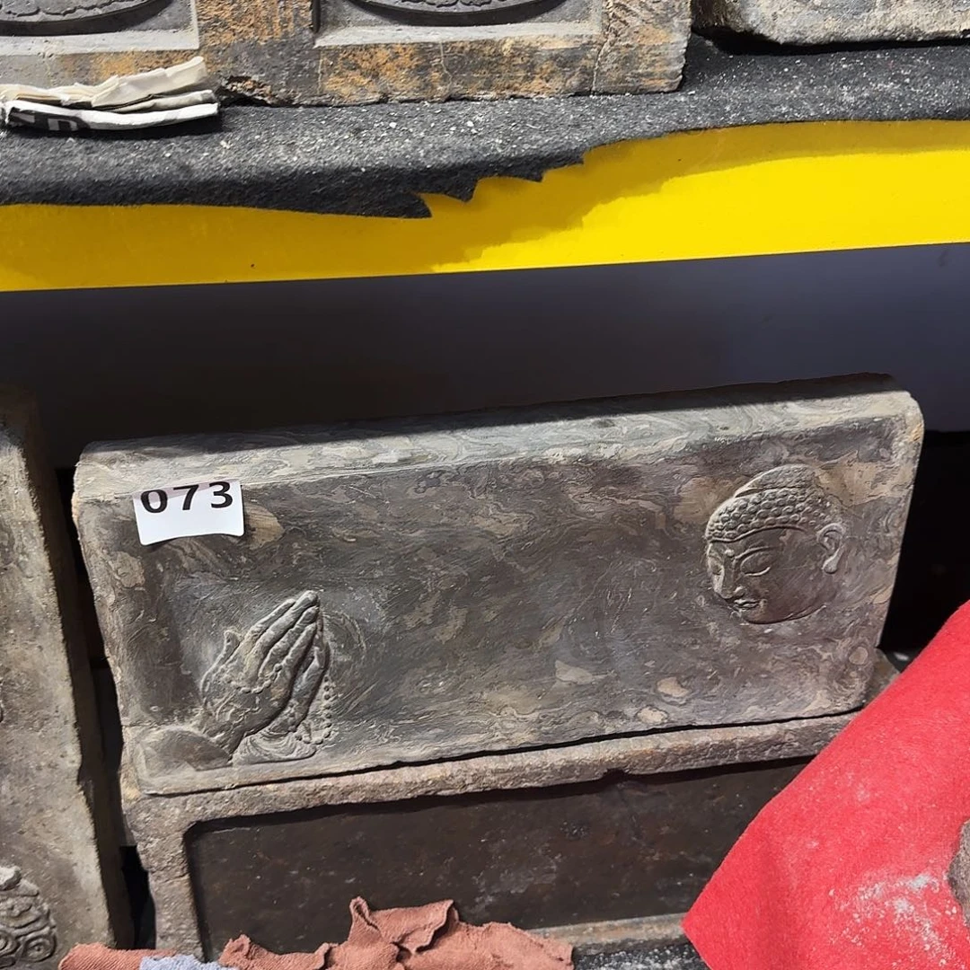 老砖茶台，砚台，画像砖