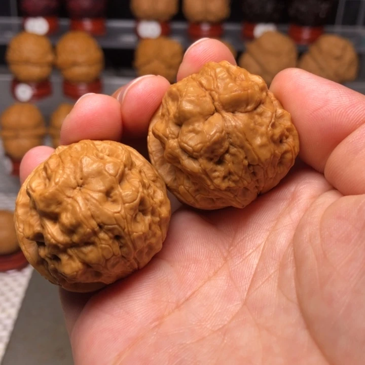 把件文玩核桃38龙鳞舍利