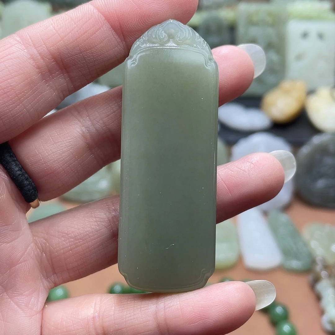 和田玉未镶嵌吊坠(不含链)